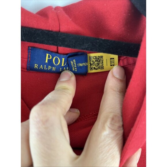 Polo Ralph Lauren Double-Knit Big Pony Velvet Graphic Pullover Men's Size S - Picture 4 of 11